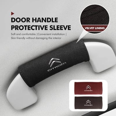 2pcs Car Roof Armrest Pull Cover Handle Gloves Protection For Jumper Celysee Cactus Picasso Aircross Saxo Grand