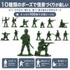 Army figures, soldier 100 military various types, men, green toy soldiers, army, soldiers (green)