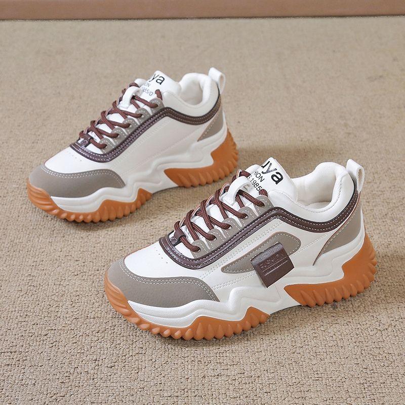 Scarpe Autunnali da Donna Scarpe Casual con Suola Spessa Sneakers Casual Versatili Scarpe da Donna che Aumentano l'Altezza De Mujer