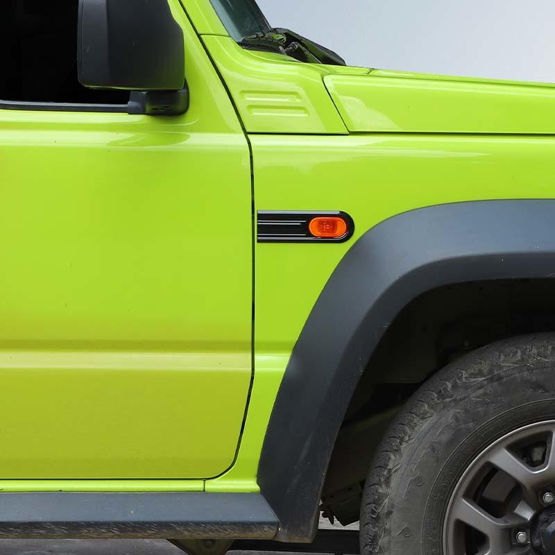 Car Fender Turn Signal Light Lamp Decoration Protective Cover For Suzuki Jimny 2019 Up Car Exterior Accessories