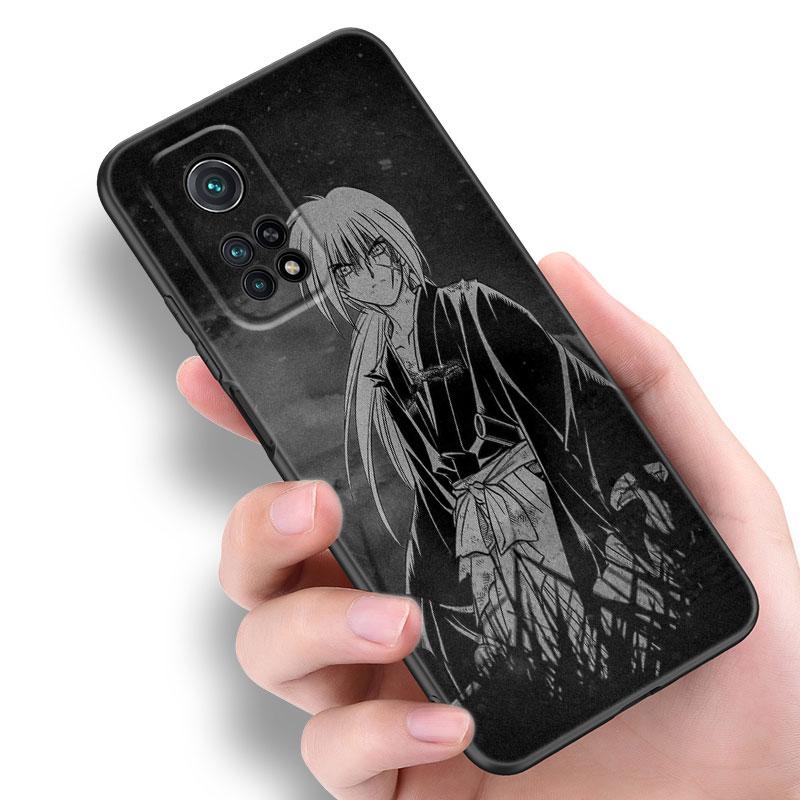 Rurouni Kenshin Anime Black Phone Case For Xiaomi Mi 9 SE 8 10 10T 11 12 13 Lite 9T 11T 12S 12T 13T 14 Pro 5G NE 11i 12X