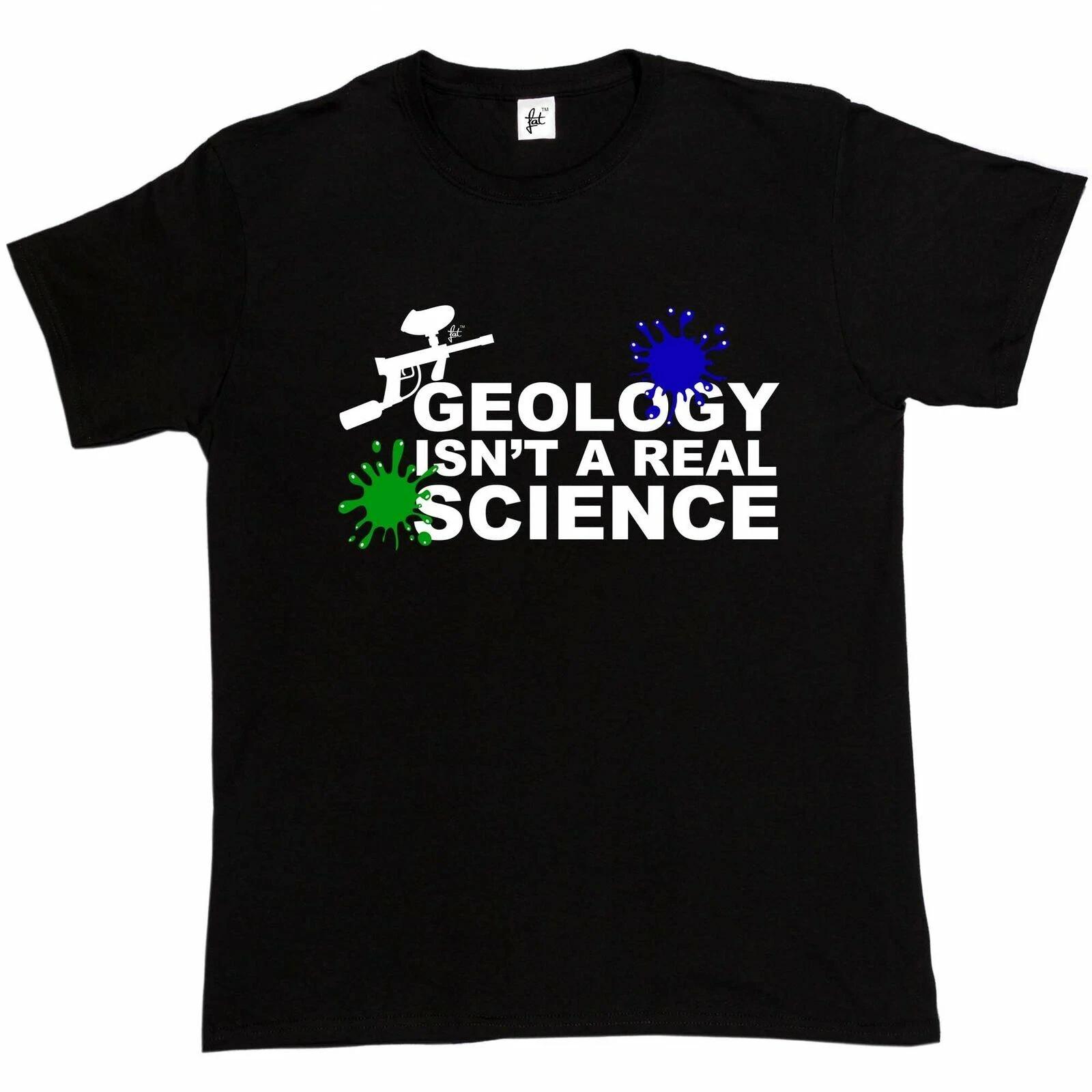 Geology Isn t A Real Science Funny Geek Humour Big Bang Theory Mens T-Shirt XS