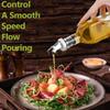1/2 Pcs 500ml Glass Oil Bottle, Square Glass Oil Jug Glass Oil Bottle Soy Sauce and Vinegar Bottle Soy Sauce and Vinegar Bottle