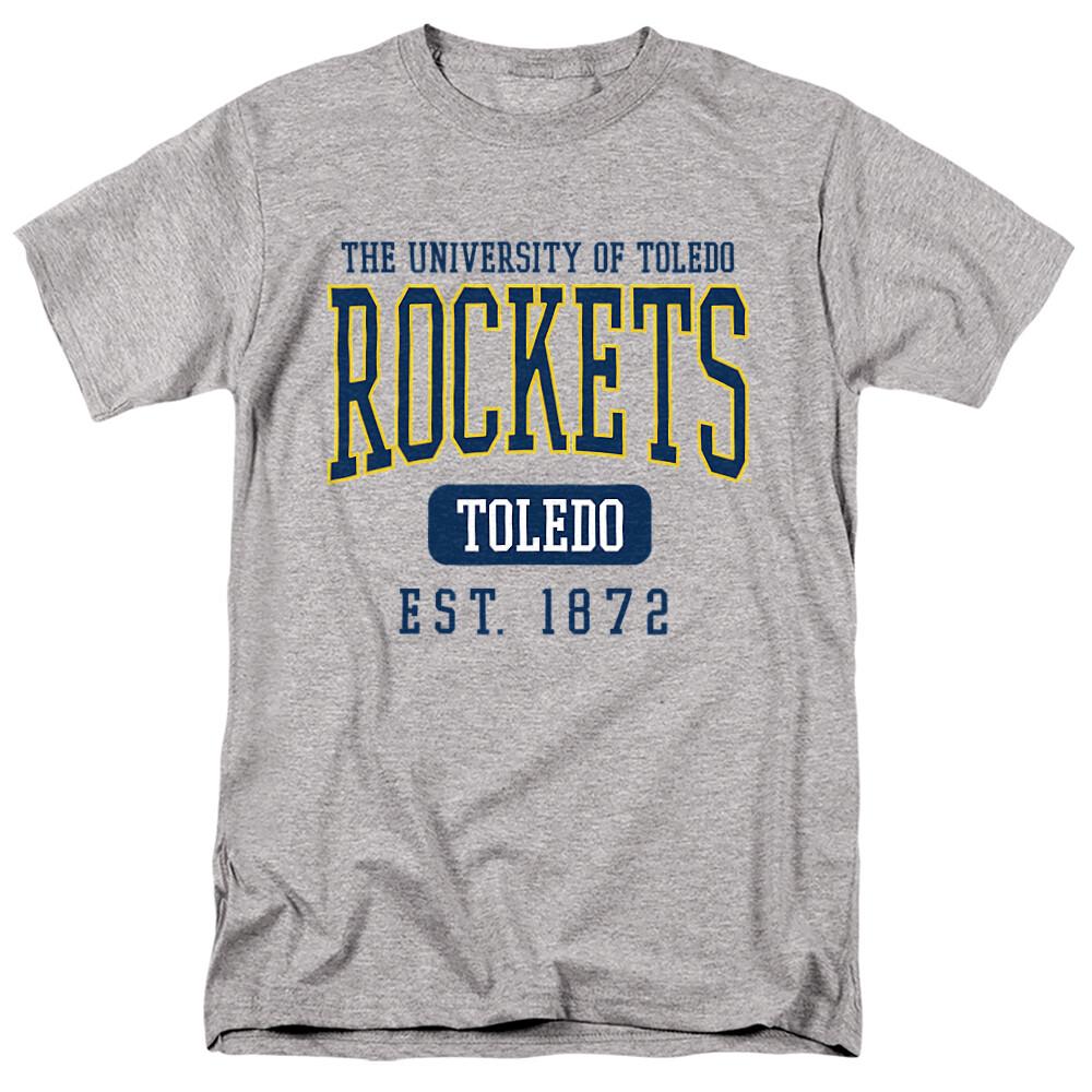 University of Toledo Adult T-Shirt Founded Date, Athletic Heather, S-5XL S разноцветный