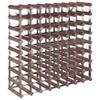 VidaXL Casier à bouteilles pour 72 bouteilles Marron Bois pin solide 340894