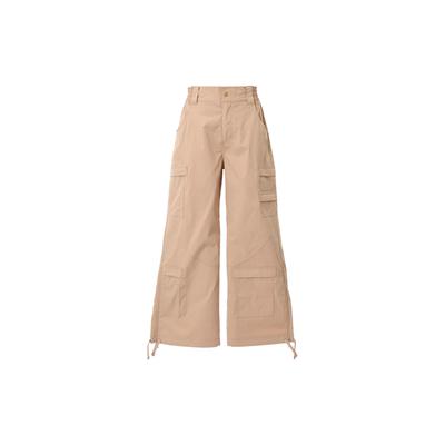 Chicago Pure Color Zippered Multi-Pocket Casual Pants Women Bottoms Khaki DZ3350-244