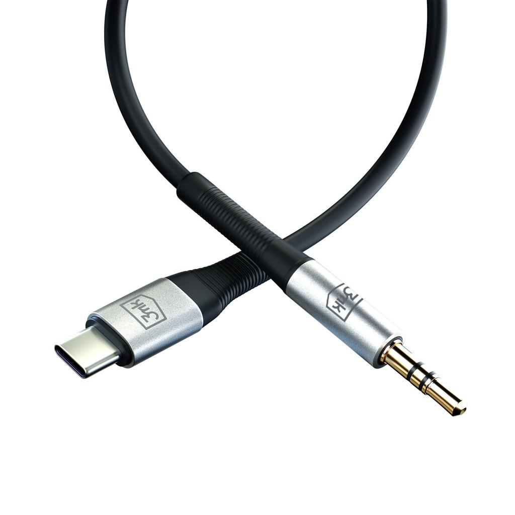 Zubehör - 3Mk Aux-Kabel USB-C - Klinke 3,5 mm