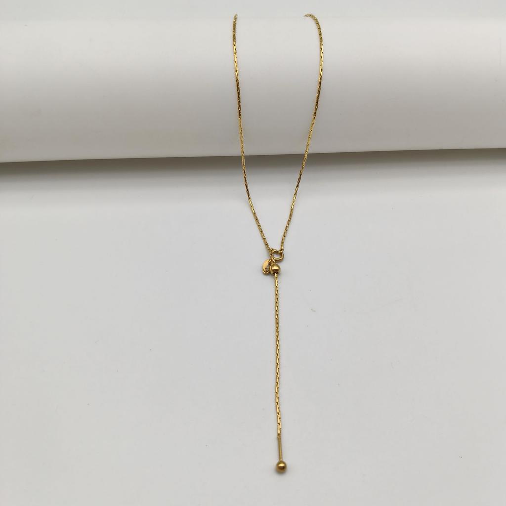 Leichter Luxus Nicht verblassender Titanstahl Nadel Universelle Kette Damen Perlen-Tragend Verstellbar Passepartout DIY Halskette Schmuck