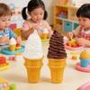 2Pcs Simulated Ice Cream Artificial Lifelike Ice Cream Fake Ice Cream Food Model Party Decor Sample Display Photography Props