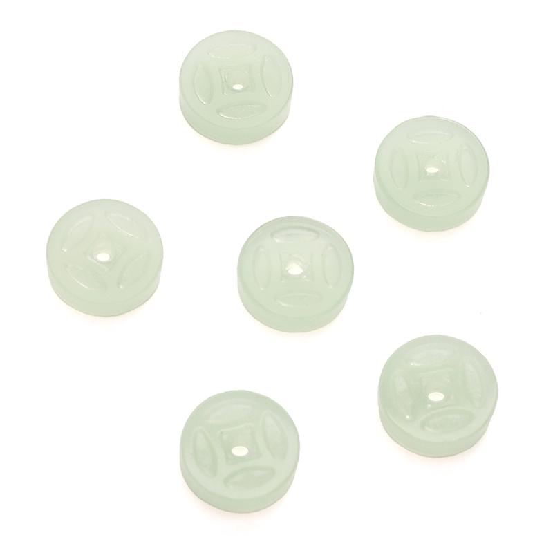 

10x3 мм 10 шт./пакет Древние китайские стеклянные бусины в форме валюты DIY браслет ожерелье серьги ювелирные аксессуары 10x3mm 10pcs/bag