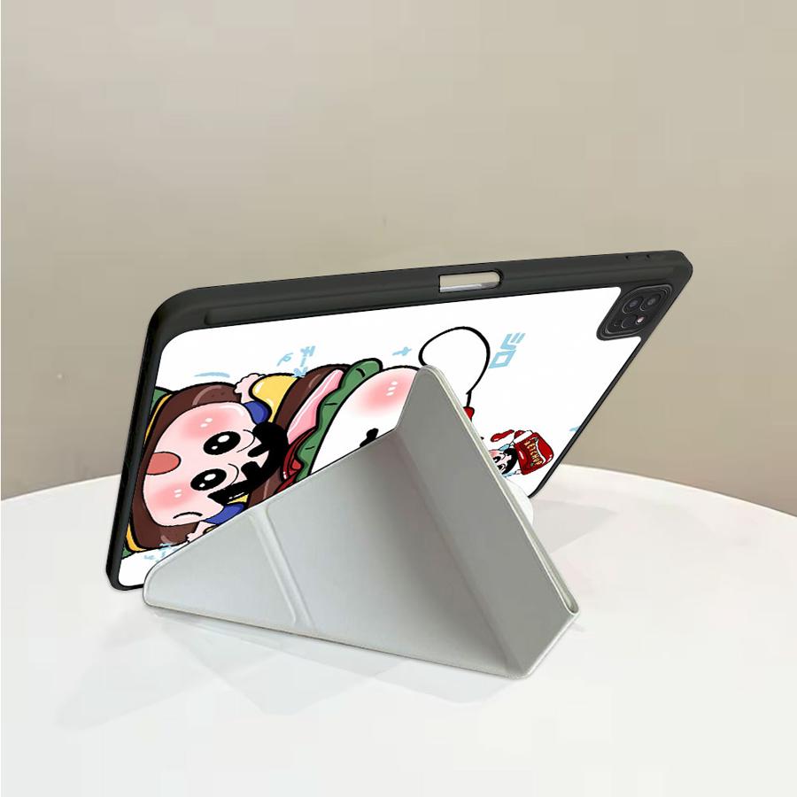 Cute Cra-yons Shin-chans Anime Tablet Case For iPad Pro 11th 10th 9th 8th 7th 12.9inch Pro 2025 Air 4 5 M3 M2 1 2 M4 11inch Mini