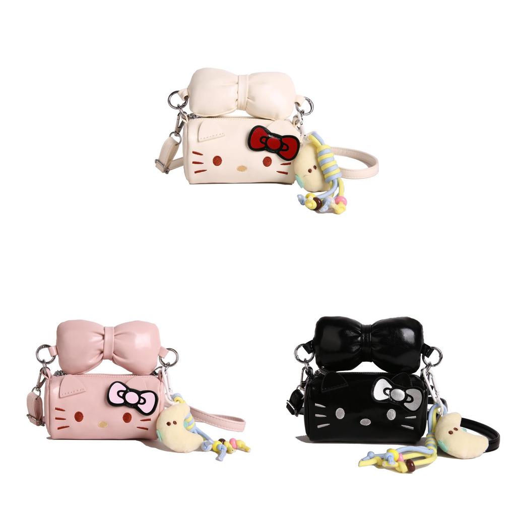 Hello Kitty Cartoon Mini Mädchen Umhängetasche Aus Wasserdichtem PU-Material Für Den Täglichen Gebrauch