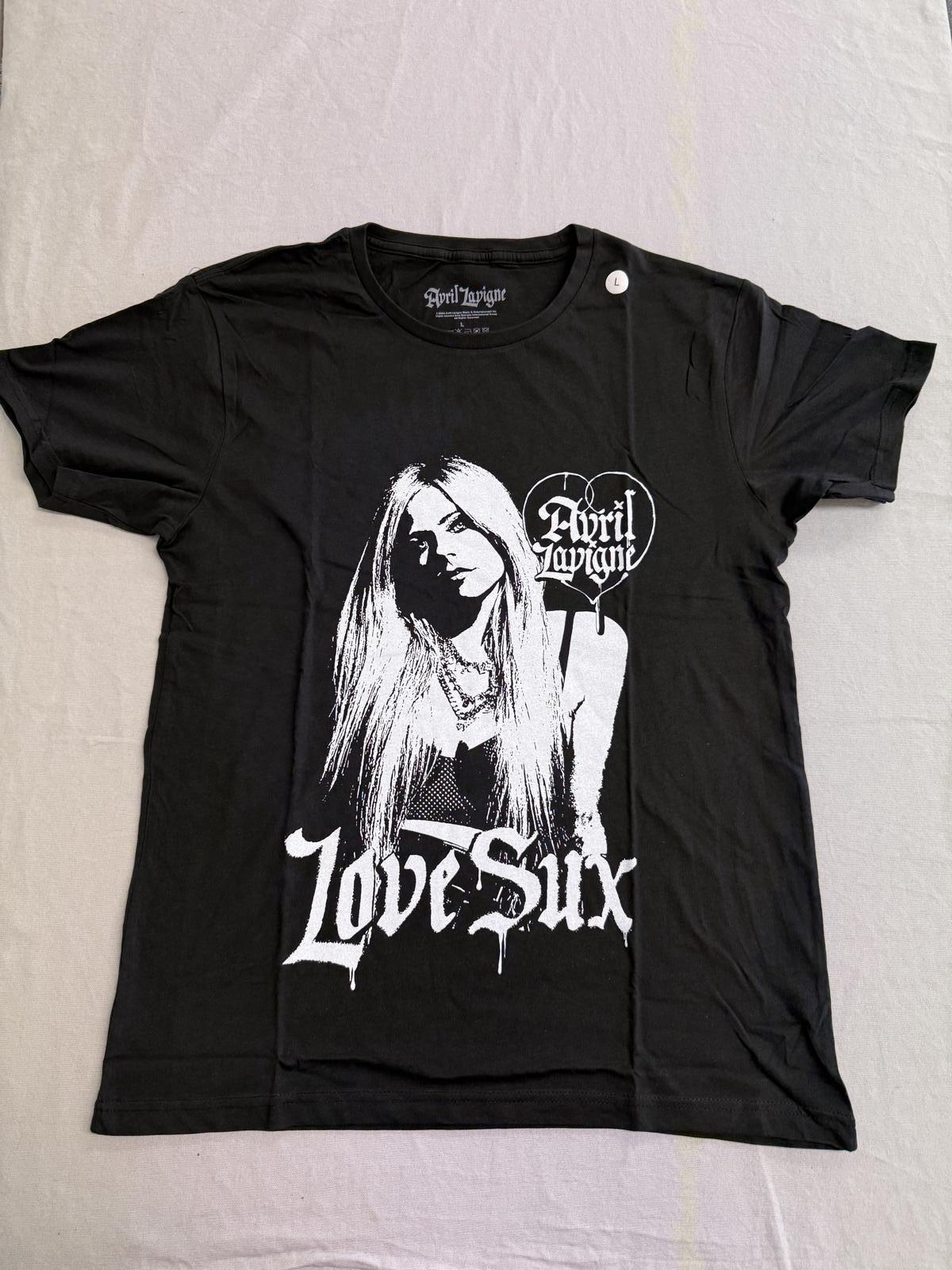 Avril Lavigne T-shirt Love Sux Album Tour Tee 2022 L XXL