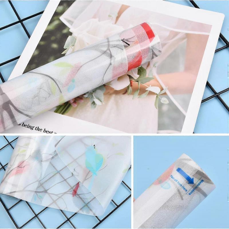 (45x300 CMElectrostatic Window Film Anti Peep Glass, Decorative, Blackout Anti-UV Frosted Opaque Glazing for Home Office Bedroom Kitchen