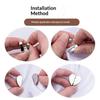 Curtain Magnetic Closure Buttons Detachable Leakage Proof Fastener Clips Easy Install for Home Blackout Window Curtains