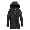 Men 2025 Winter Cotton-padded Coat Version of Japanese Down Padded Jacket Autumn Hooded Cotton-padded Jacket Men