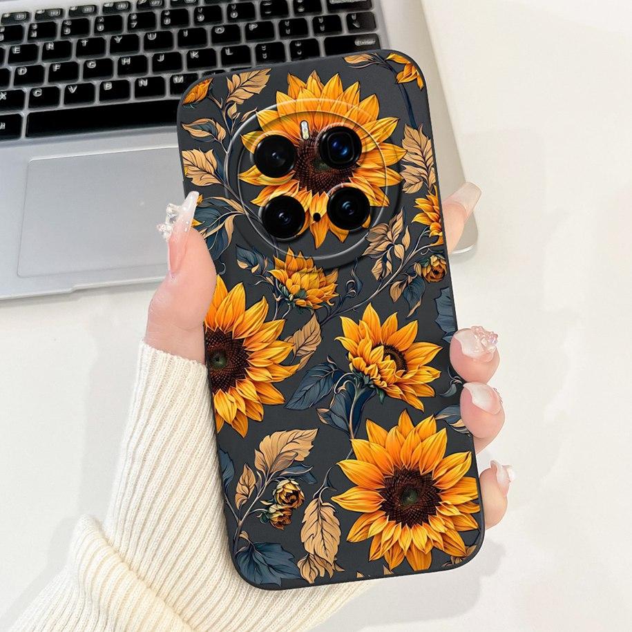 For Honor Magic7 Pro Case PTP-N49 PTP-AN10 Silicone Cover Fashion Flower Soft Protective Bumper For Honor Magic7 Lite 2025 Coque