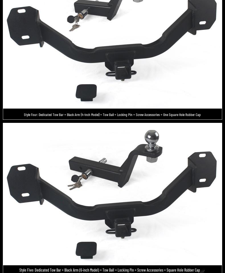 Compatible BMW X3/X4 Trailer Hitch & Rear Tow Hook Set