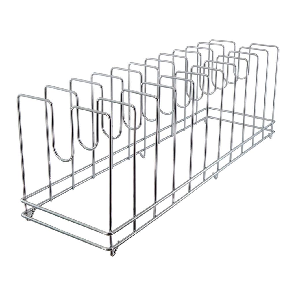 Pizza Pan Rack Stand, Space Saving Display Stand, Bakeware Organizer, Dish Storage Rack for Pizzerias Camping Picnic Hotel