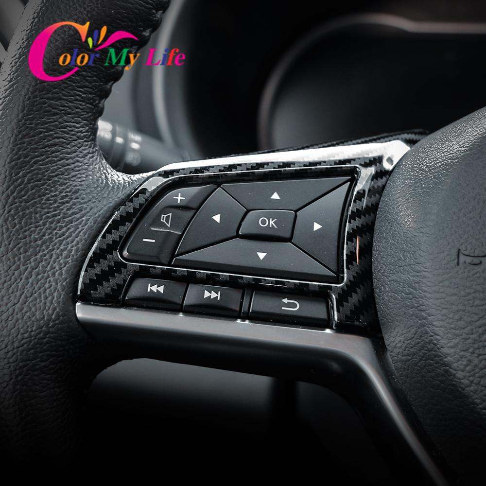 

Color My Life Автомобильный руль, панель переключателя, ручка, накладка, наклейки для Nissan Juke 2018