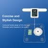 Bluetooth Electronic Scale Smart Scale LED Display Fat BMI Digital Monitor Body Weight Measurement Device