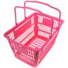 Desktop Basket Fashionable Plastic Storage Container Handheld Grocery Basket Sundries Organizer for Cosmetics Supplies