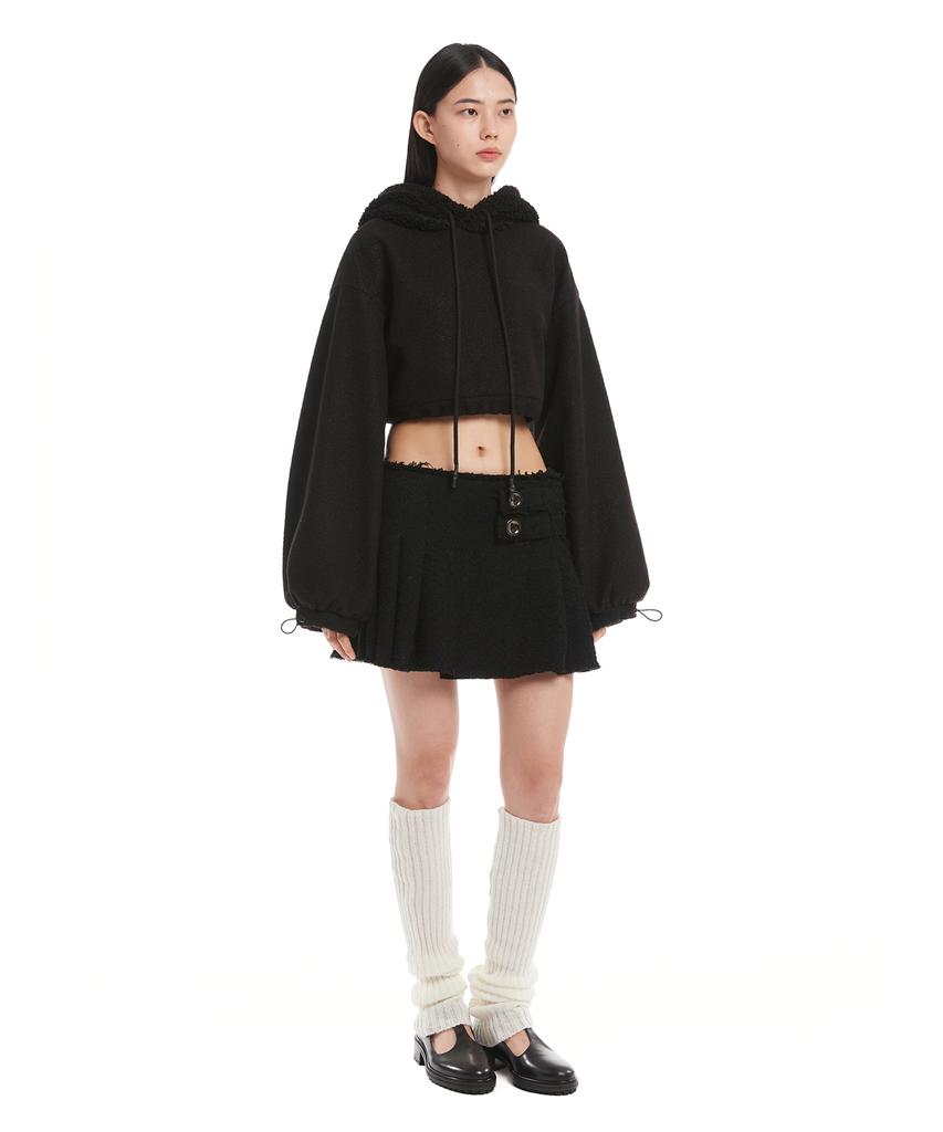Trunk Project Black Pleated Mini Skirt
