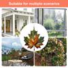 2D Flat Acrylic Maple Leaves Ornaments Fall Leaves Pendant Window Decor Holiday Home Decor Thanksgiving Fall Decorations Party
