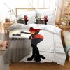 SSSniperWolf 3PCS Bedding Set, Duvet Cover + 2 Pillowcases, Influencer Print Soft Microfiber for Fans Daily Decor