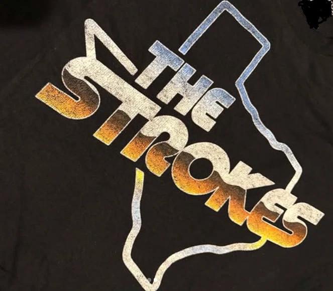 The Strokes last night in El Paso Looks like a TX T Shirt  Unisex T-Shirt XL