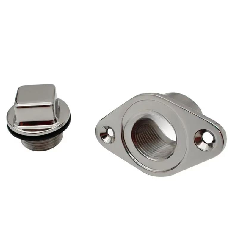 Boat Drain Plug Bung Hole Drainage Marine Dinghy Garboard Hardware Boat Accessories 316 Stainless Steel