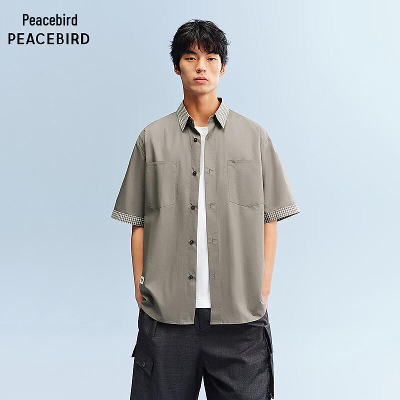 

Мужская клетчатая повседневная рубашка PEACEBIRD 3XL