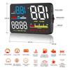 Car Head Up Display D5000 OBD2 Diagnostic Tool HUD Digital Security Alarm Speedometer Windshield Screen Projector Tachometer
