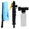 Cool Horse Car Wash Velvet Soft Bristle Brush with Spray Handle and Foam Bottle for Tires and Wheels