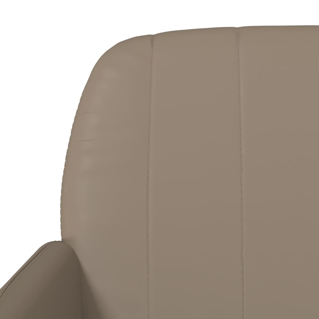 Bench Cappuccino Brown 107x80x81 cm Artificial Leather