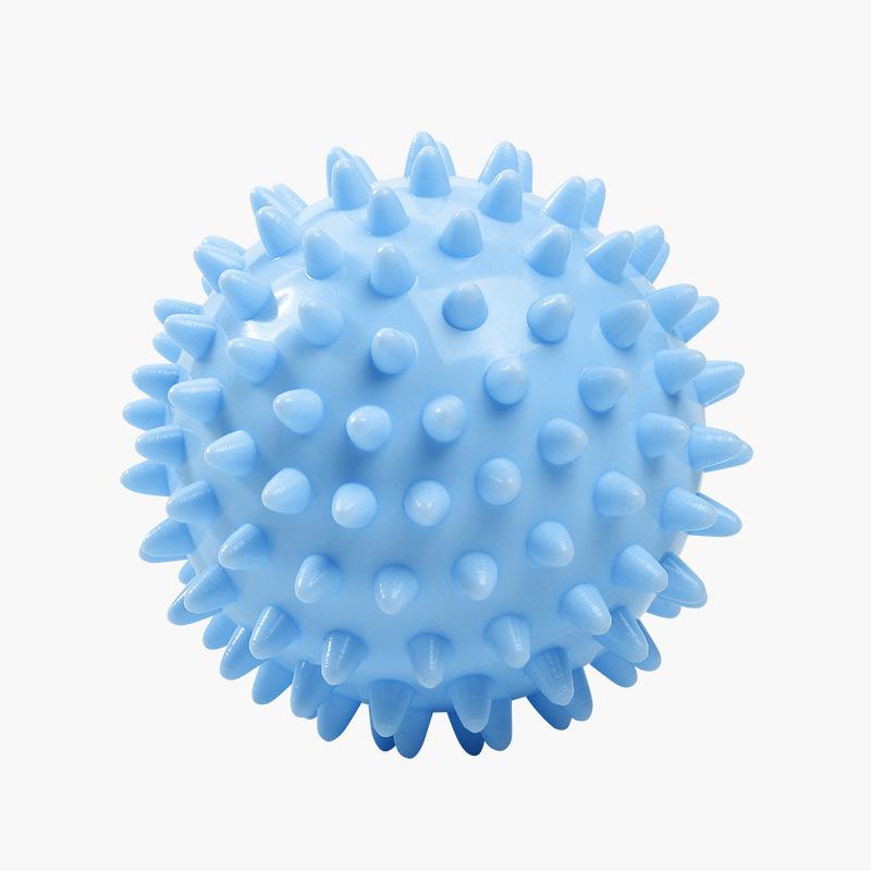

7.5cm PVC Hedgehog Massage Ball for Muscle Relaxation & Sports Fitness 7.5cm Diameter небесно-голубой
