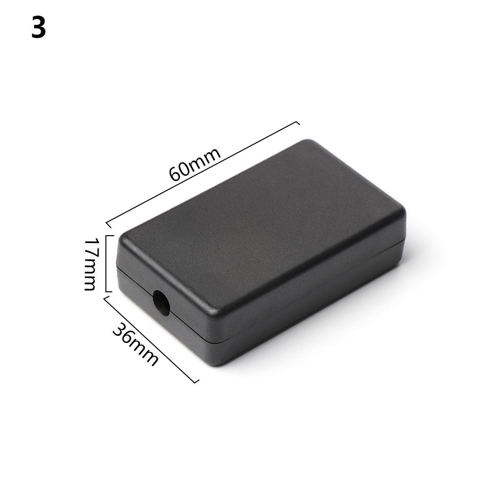 Waterproof ABS Plastic Project Box Storage Case Housing Instrument Case Black Enclosure Boxes Electronic Supplies High Quality