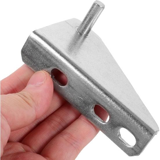 Mikikit 2pcs Fridge Hinges, Stainless Steel Hinge, Freezer Door Hinges Center Column Hinge, Fridge Supply Repairing Freezer Hinge S01 35mm