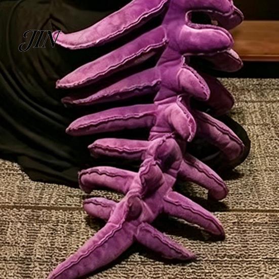 Wiederverwendbare Halloween-Dekoration Dinosaurierskelett Kostüm, 3D Spinosaurus Schädel Maske Kopfschmuck und Wirbelsäule, Partydekorationen Plüschhaube Kostüm für