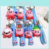 Adorable Kirby Keychain Cute Car Key Accessory For Couples And Bag Decoration