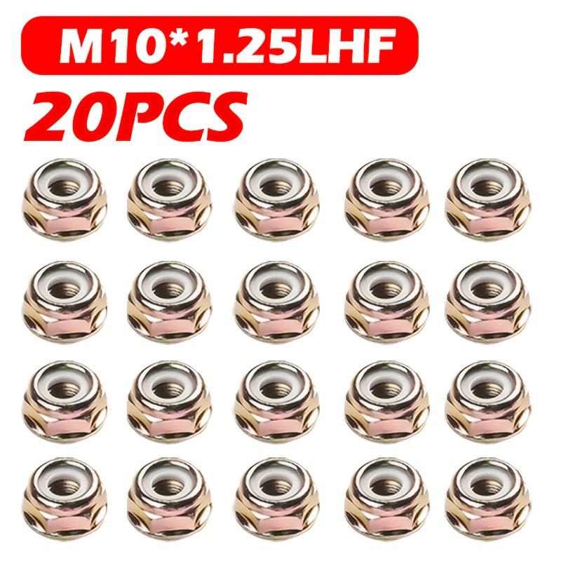 M12*1.75 LHF Left-Hand Thread Anti-Loosening Nut for Lawnmowers