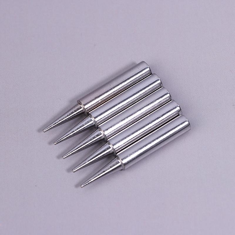 5Pcs Solder Iron Tips Set Welding Equipment Accessories Lead-Free Pure Copper 900M-T-B For Soldering Station