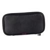 Black Waterproof Double Zipper Makeup Brush Storage Bag - Portable Multifunctional Organizer