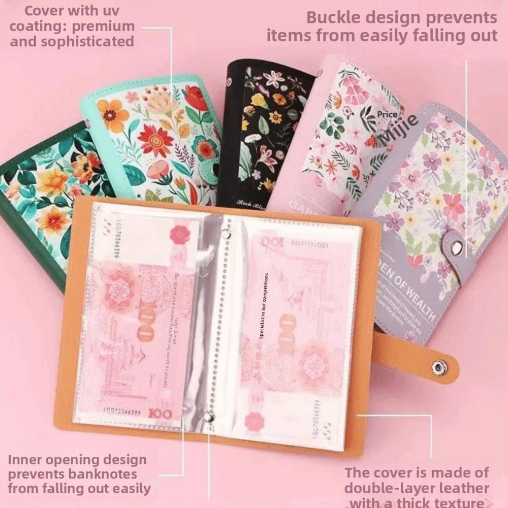 Budget Plan Money Saving Binder Leather Cover Savings Challenge Binder Personal Finance