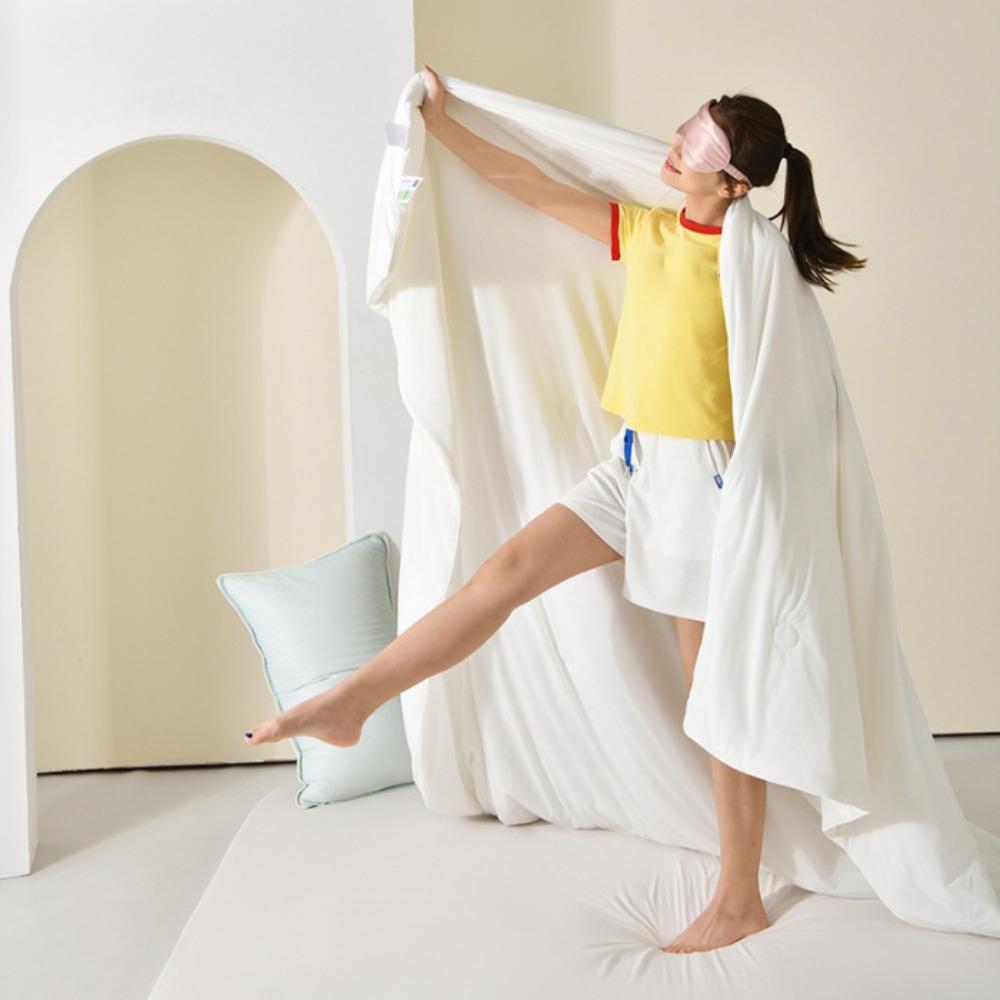 Cooling Fabric Summer Cooling Quilt Solid Color Cooling Blanket Summer Thin Quilt Dormitory