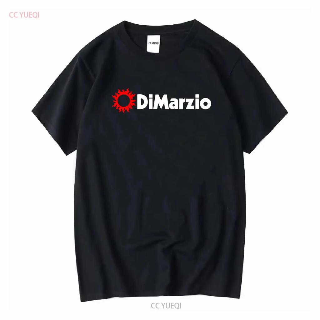 New T Shirt DiMarzio Guitars Company Logo Black Grey White Navy S 3XL vintage Washed homme Versatile Slightly Casual Breathable