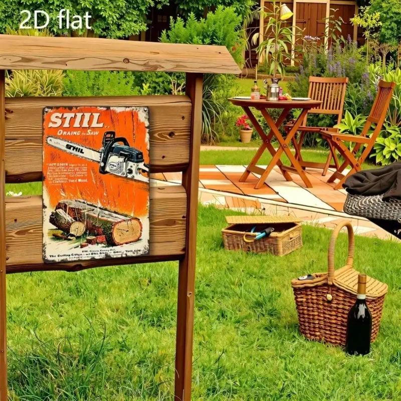 Vintage Apple Basket Decor Farmhouse Metal Wall Art Kitchen Storage