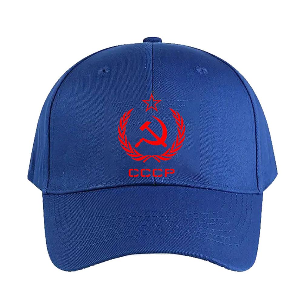 Russian USSR Soviet Union Hammer and Sickle CCCP Communist Cap Summer Woman Man Adult Hat Printed Baseball Caps Trucker Cap