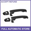 Front Left and Right TWO Exterior Door Handle  for Pontiac Vibe Black