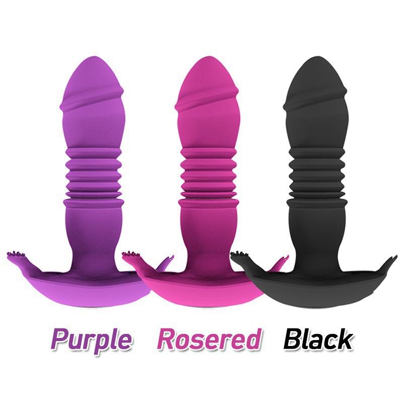Dildo Vibrátor Big Butt Plug Análny vibrátor Diaľkové ovládanie Mužský masážny prístroj na prostatu Anus Sexuálna hračka pre mužov Gay